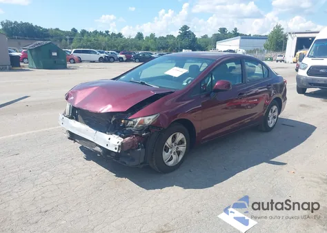 2013 Honda Civic Lx from USA, damaged, VIN 2HGFB2F59DH565904